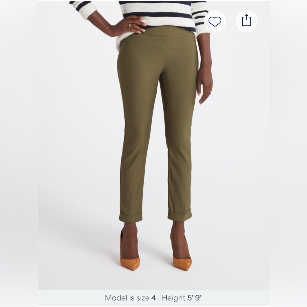 Olive Green Women's Pants